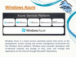 25-gigabyte (GB) mailbox storage per standard licenseCollaborate on documents, share knowledge, and manage informationSharePoint Online brings together the familiar SharePoint collaboration platform now delivered as an online service making the power of the cloud work for your business.SharePoint Online provides a single, integrated location where employees can efficiently collaborate with team members, share knowledge and find organizational resources and information.