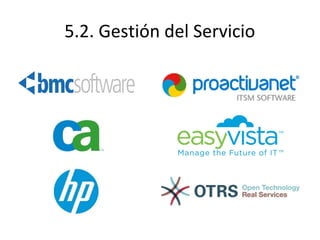5.2. Gestión del Servicio

 