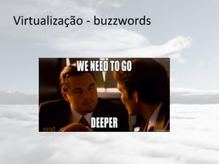 Virtualização - buzzwords
 