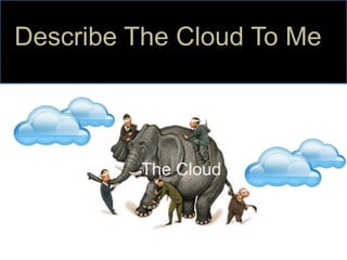 Describe The Cloud To Me



         The Cloud
 