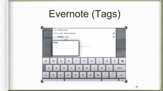 Evernote (Tags)
40
 