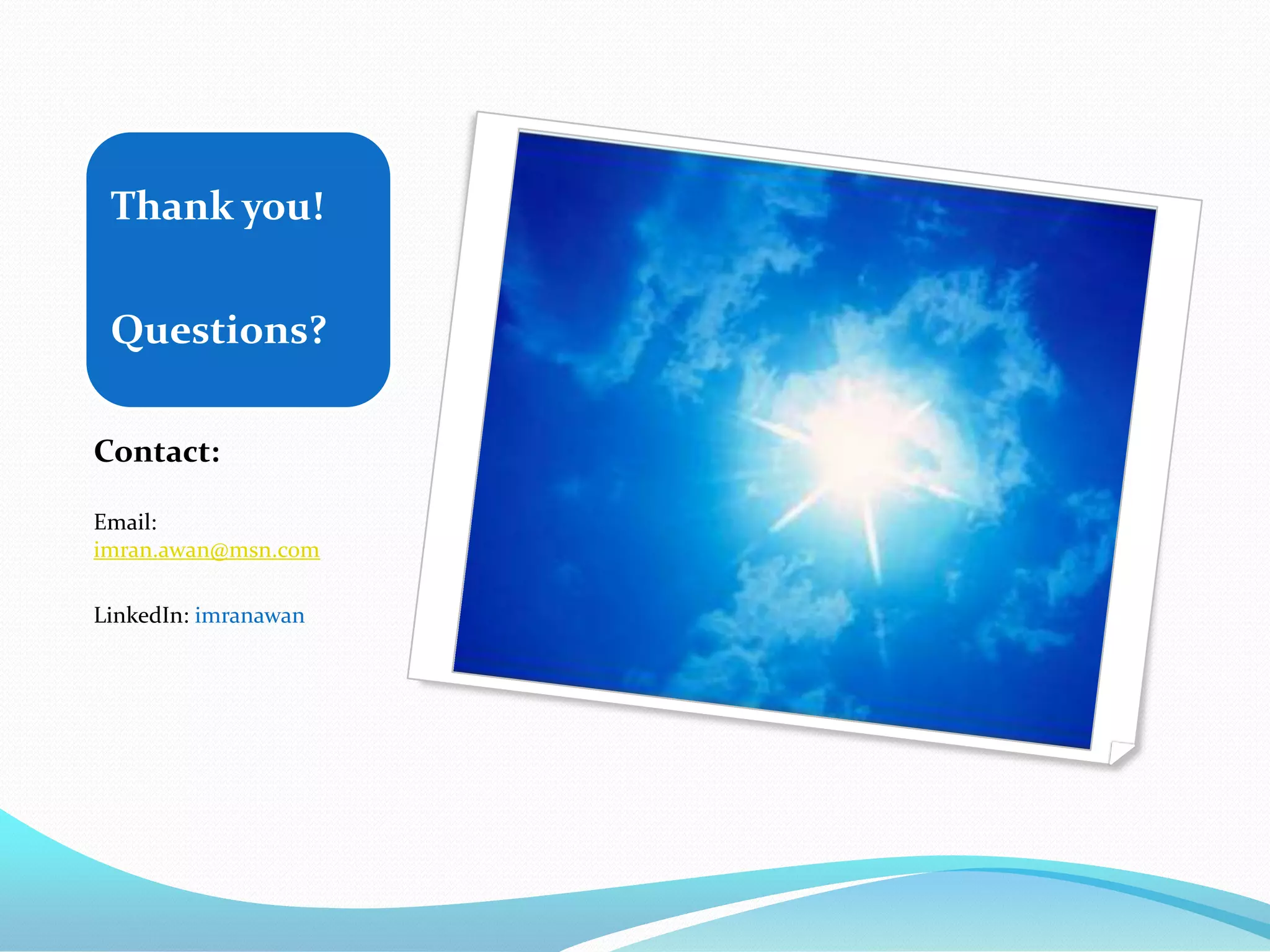 CNSPs have a pivotal role to play in the Mobile Cloud Computing and NaaS based business ecosystemContact:Email: imran.awan@msn.comLinkedIn: imranawan