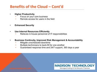 Paradigm shift : computing grid like the electricity grid www.madisonti.com