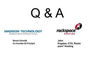 Applications in the CloudHost any application in the cloud 