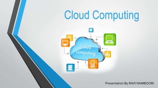 Cloud Computing
Presentation By RAVI NAMBOORI
 