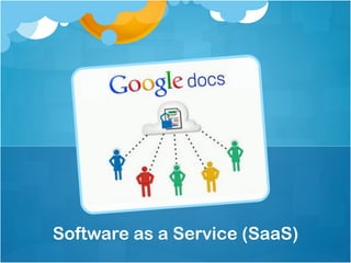 Software as a Service (SaaS)
 