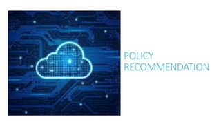 POLICY
RECOMMENDATION
 