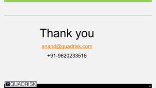 54
Thank you
anand@quadrisk.com
+91-9620233516
 