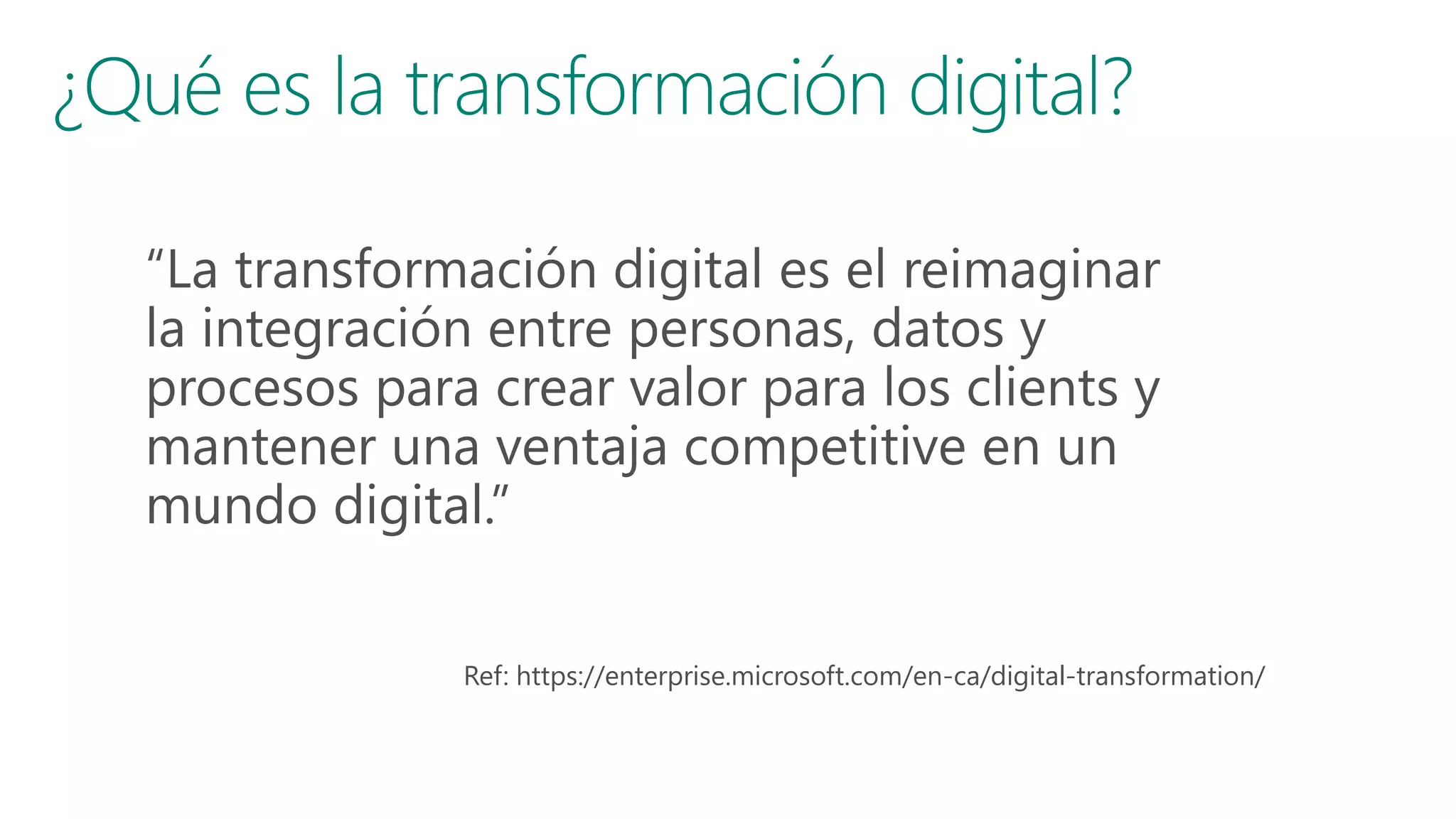 Ref: https://enterprise.microsoft.com/en-ca/digital-transformation/
 