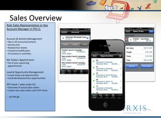 Real-time analytics with access to predefined reports