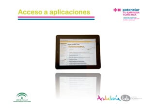 Acceso a aplicaciones




1/6/10    Departamento de Marke2ng ‐ Socialtec    12 
 