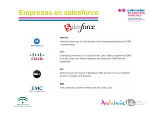 Empresas en salesforce




1/6/10    Departamento de Marke2ng ‐ Socialtec    15 
 