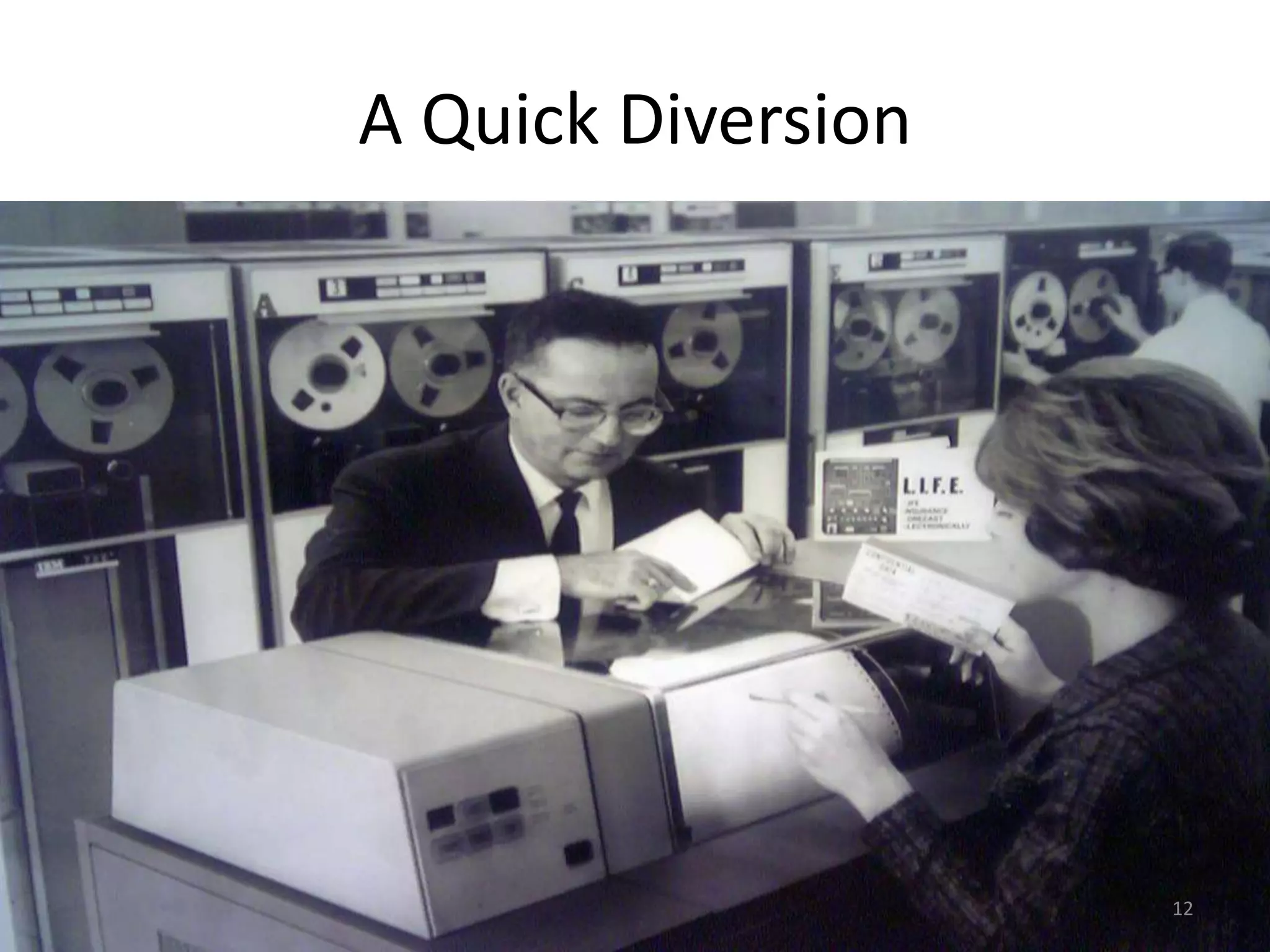 A Quick Diversion




                    12
 