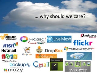 … .why should we care? 