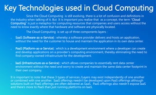 Cloud computing and impact on the business | PPTX
