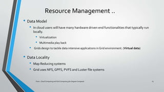 Cloud computing and Grid Computing | PPTX