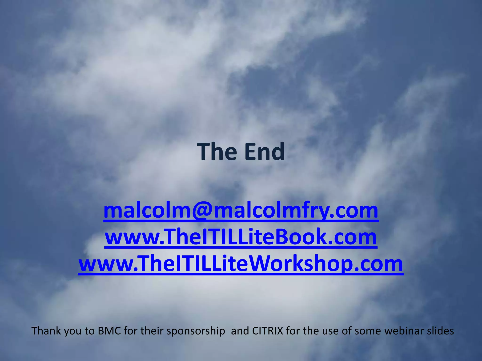 IT Back Office to IT Front Office