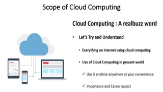 Scope of Cloud Computing