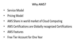 Why AWS?