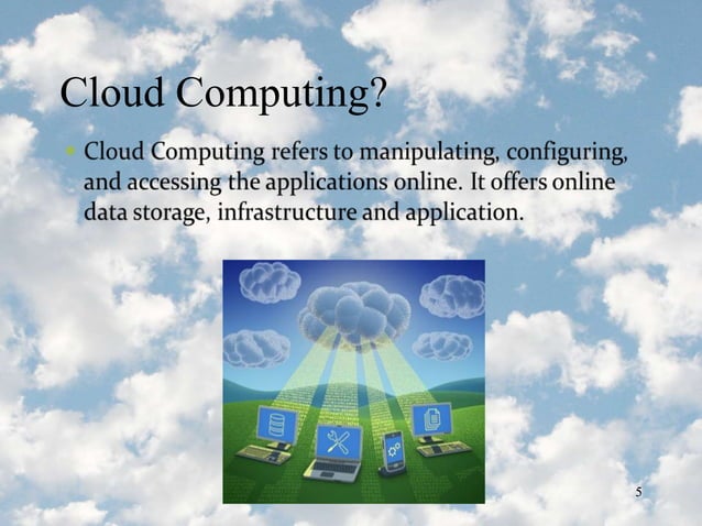 Cloud computing basic ppt | PPT