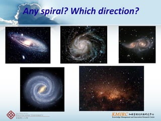 Any spiral? Which direction?  