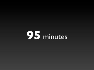 95 minutes
 