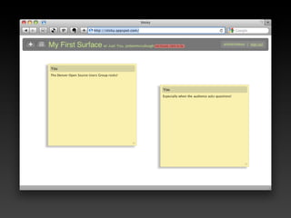 Cloud Computing Bootcamp On The Google App Engine [v1.1]