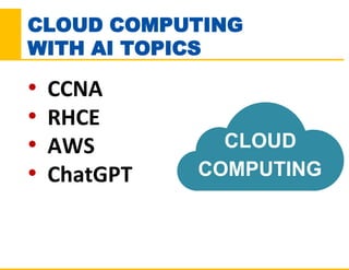 Cloud Computing with AI and Machine Learning Certification Course | PDF
