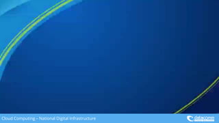 9Cloud Computing – National Digital Infrastructure
 
