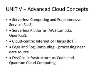 INTRODUCTION TO CLOUD COMPUTING BASICS AT A GLANACE AND ADVANTAGES ...