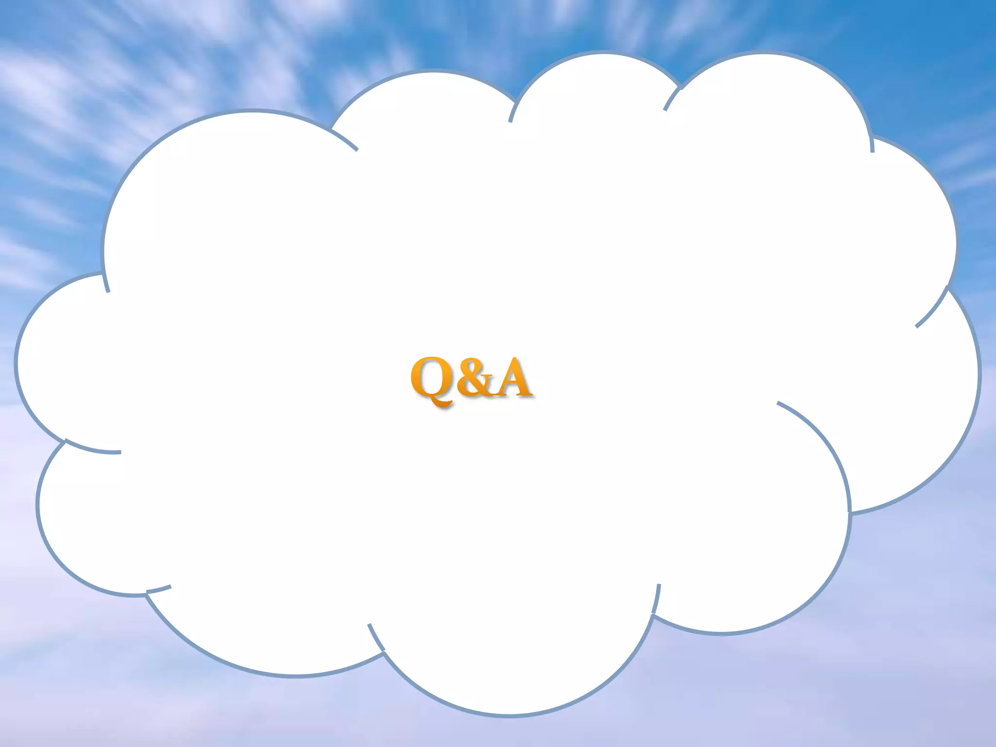 Cloud Infrastructure Infrastructure as a service (IaaS)