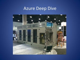 Azure Deep Dive
 