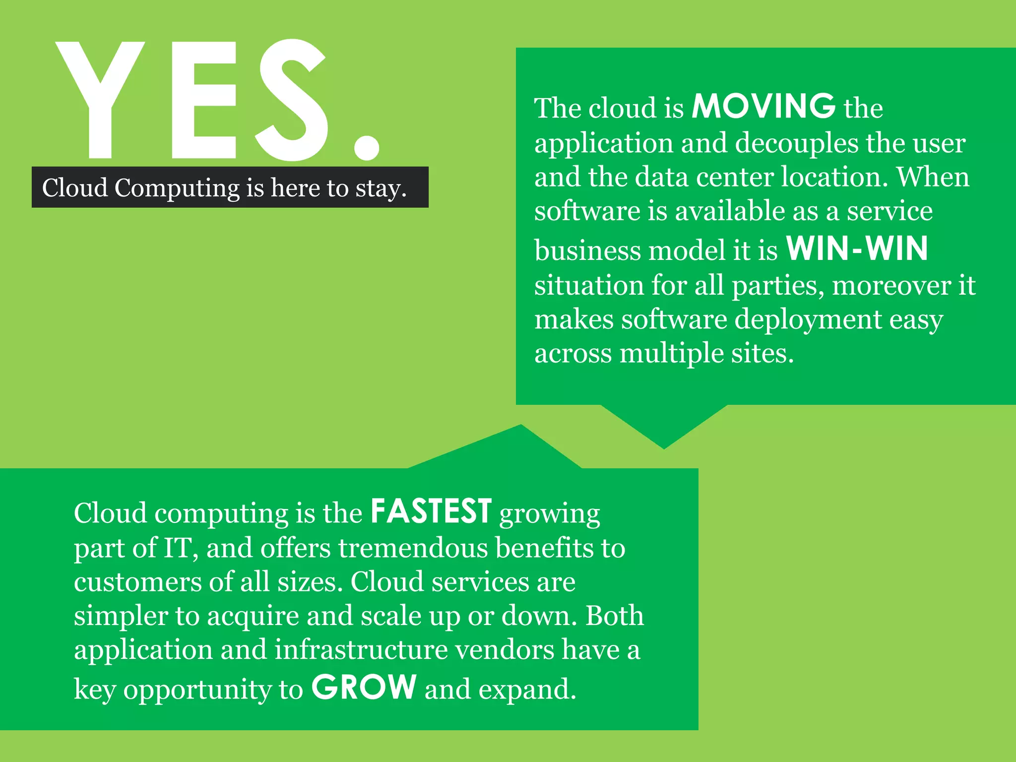 APPLICATIONSSoftware is delivered as a service over the internet, eliminating the need to install and the run the application on the customers own computers .Network based access to, and management of commercially available software.Centralized feature updating, which obviates the  need for downloadable patches and upgrades.