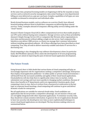 Cloud computing for enterprise | DOCX