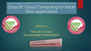 Cloud computing for smart grid applications | PDF