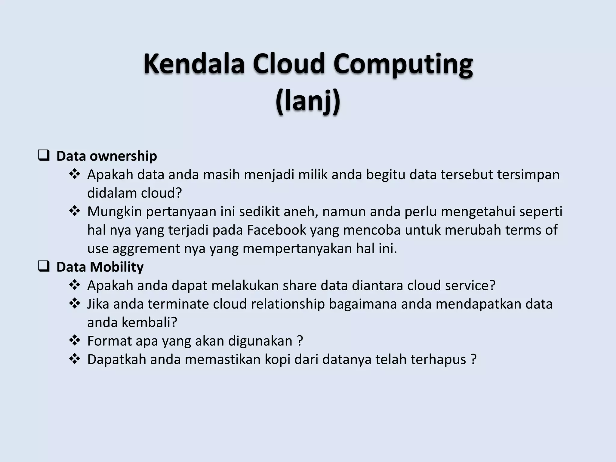 Cloud Computing memberikankeuntunganbagiperusahaan