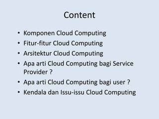 Prinsip Dasar Cloud Computing | PPTX