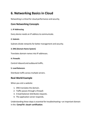 Cloud Computing Fundamentals: Your Guide to CompTIA Cloud+ ...