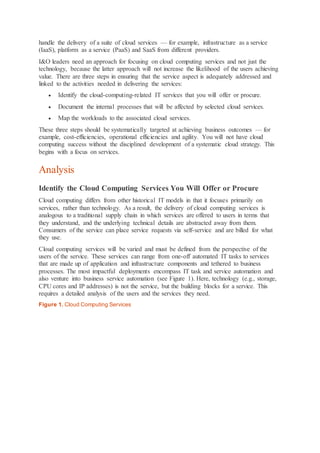Cloud computing gartner report | DOCX