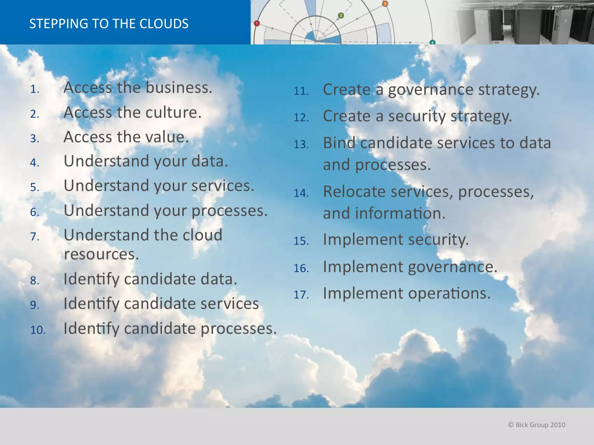 STEPPING TO THE CLOUDS 