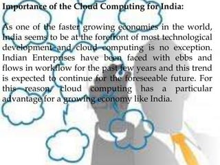 Cloud computing in indian perspective | PPTX