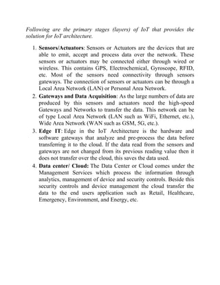 Cloud computing in iot seminar report | PDF