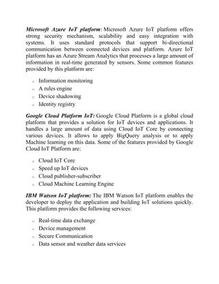 Cloud computing in iot seminar report | PDF