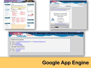 Google App Engine
 