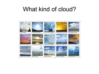 What kind of cloud? 
