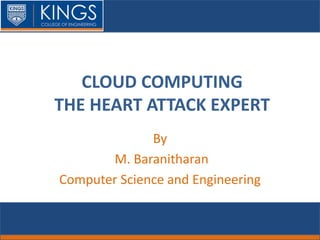 Cloud computing in medical field | PPTX
