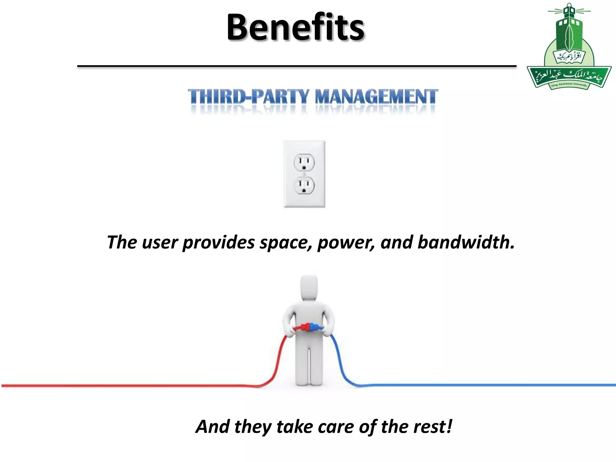 Security is greatly increased when data is distributed over a no. of devices & Area Key Features4- Reliability Utilization and efficiency improvements for systems that are often only 10–20% utilized. 