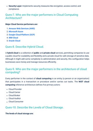 Cloud Computing Interview Questions PDF By ScholarHat | PDF
