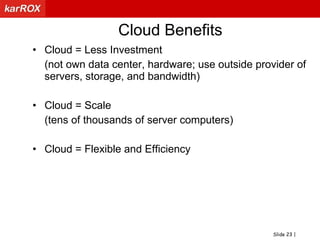 Platform Services (resources on demand)