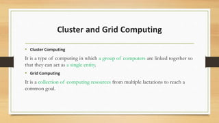 Lecture 1.Basics of cloud computing, Advantage and Disadvantage and ...